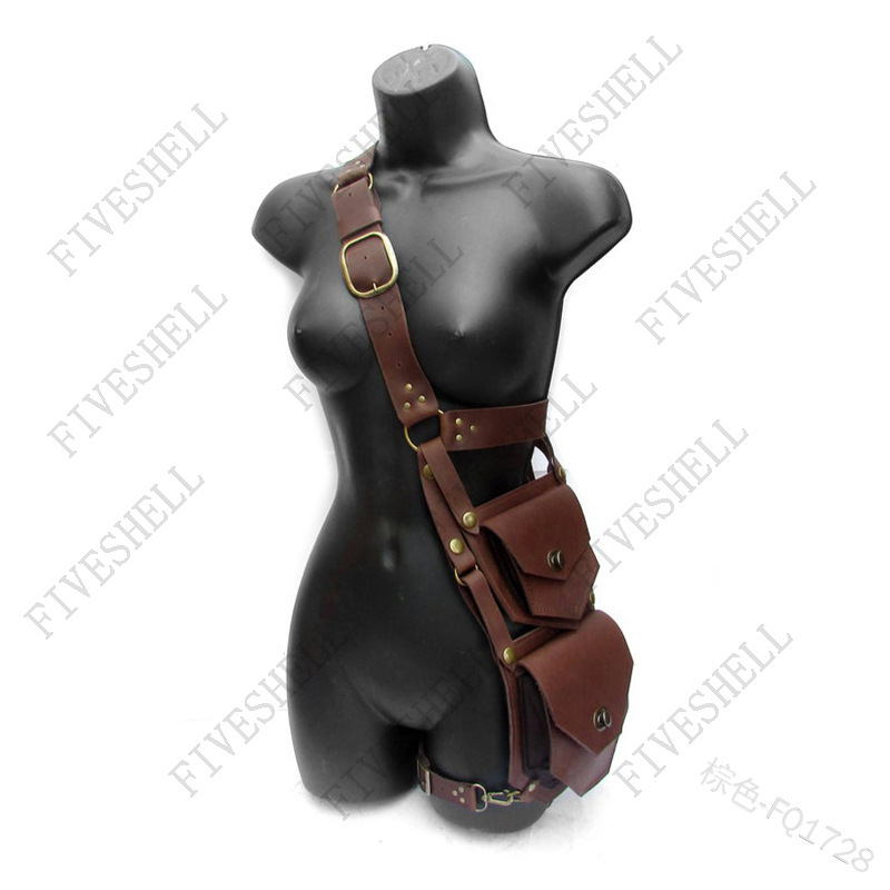 Women Bags Europe - Kostum Tas Kantong Pinggang Sabuk PU