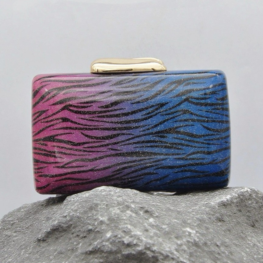 Women Bags Green - Tas clutch akrilik wanita desainer untuk