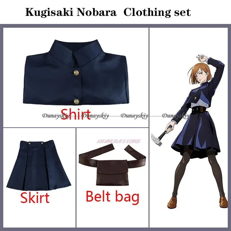 Women Bags Europe - COSAnime JJK Kugisaki Nobara Set Kostum