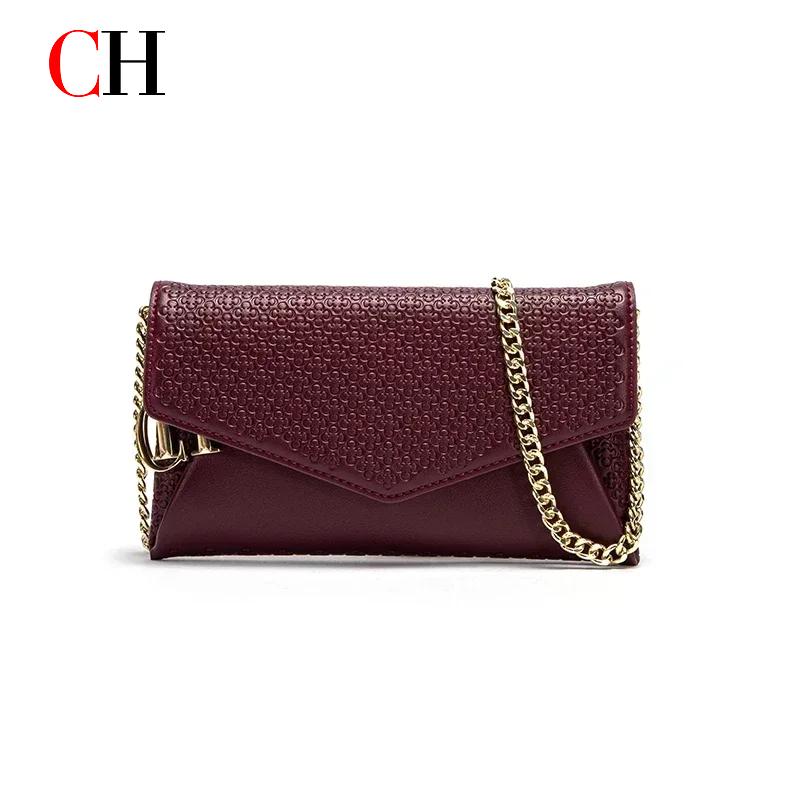 Women Bags Logo - Tas Selempang Wanita CH Fashion Kulit