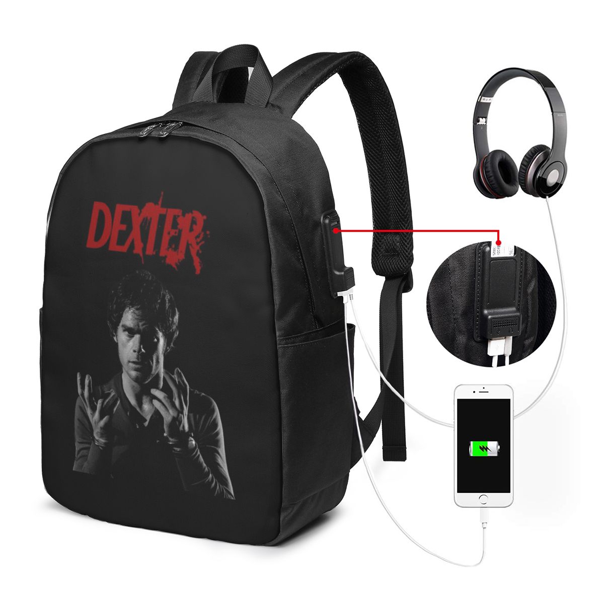 Women'S Bags Travel - Tas Ransel Film Dexter Morgan Tas