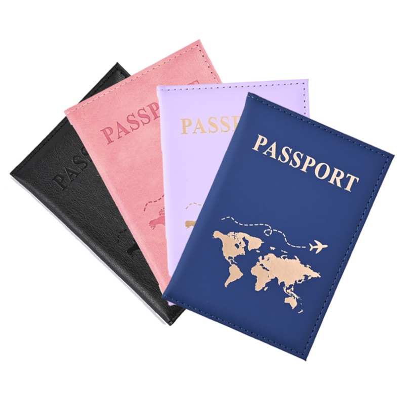 Women Bags Rack - Sarung paspor modis dengan motif huruf