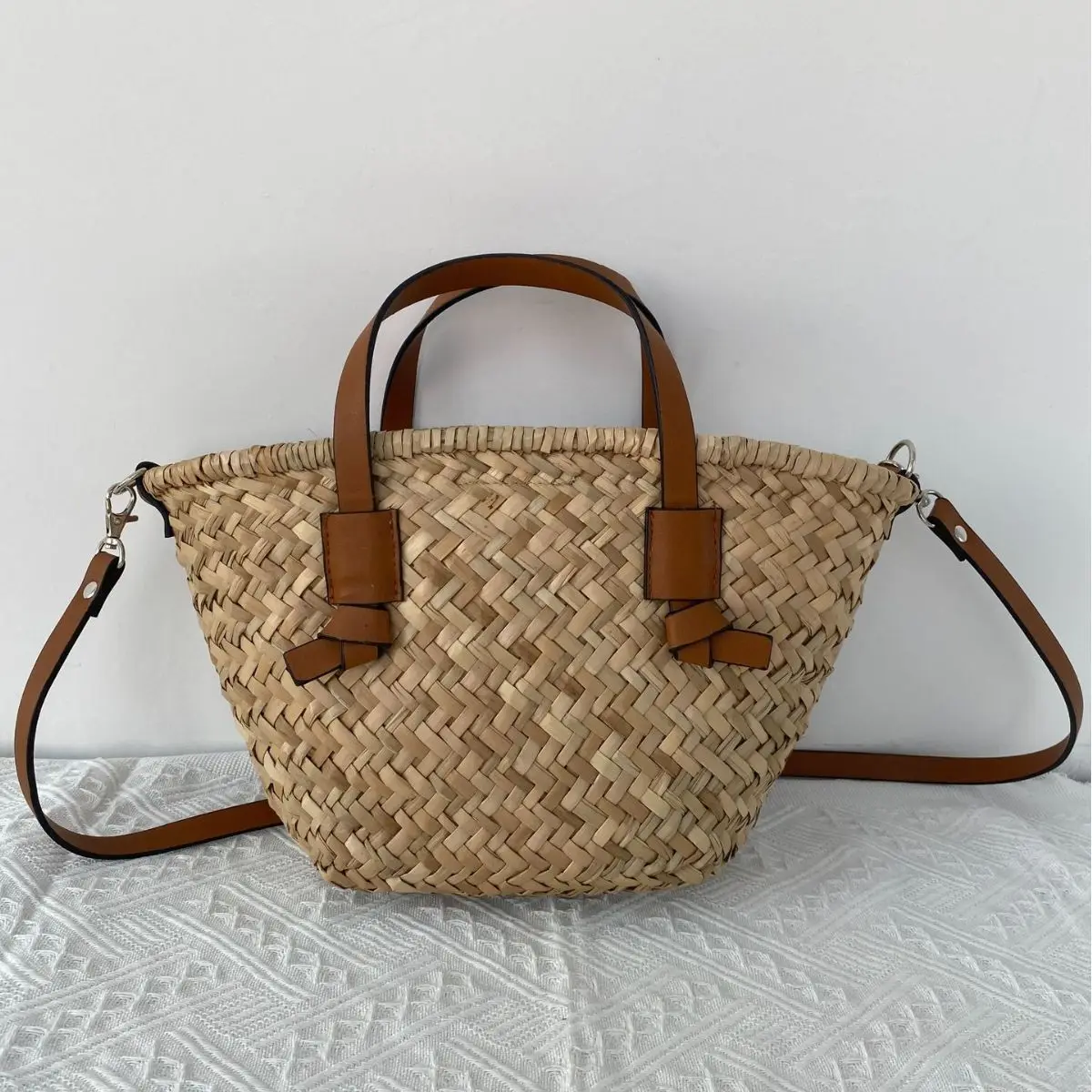 Tas Anyaman Jerami Bohemian Bu - Basket Bag Wicker ulasan dan harga