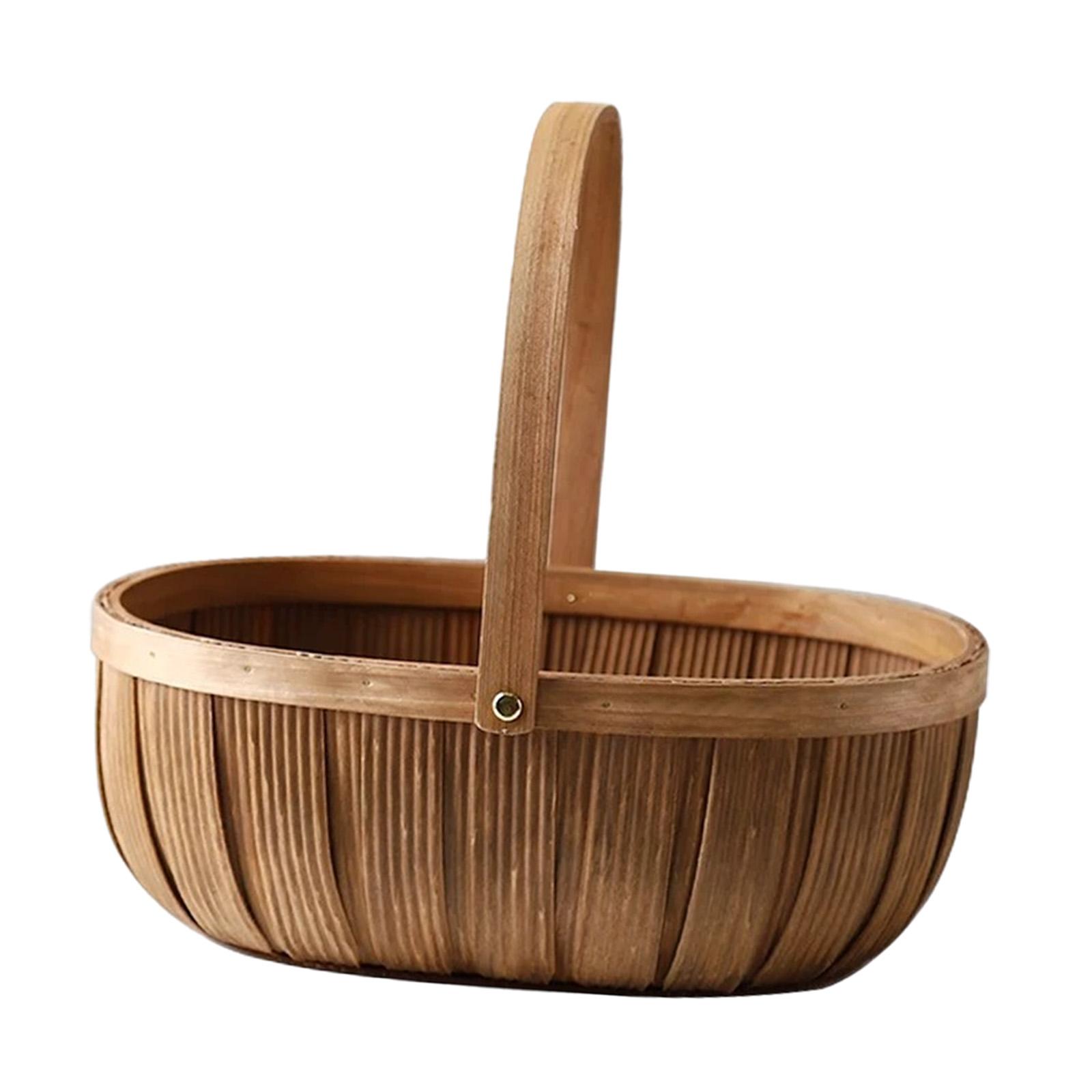 Keranjang Piknik Serpihan Kayu - Basket Bag Wicker ulasan dan harga