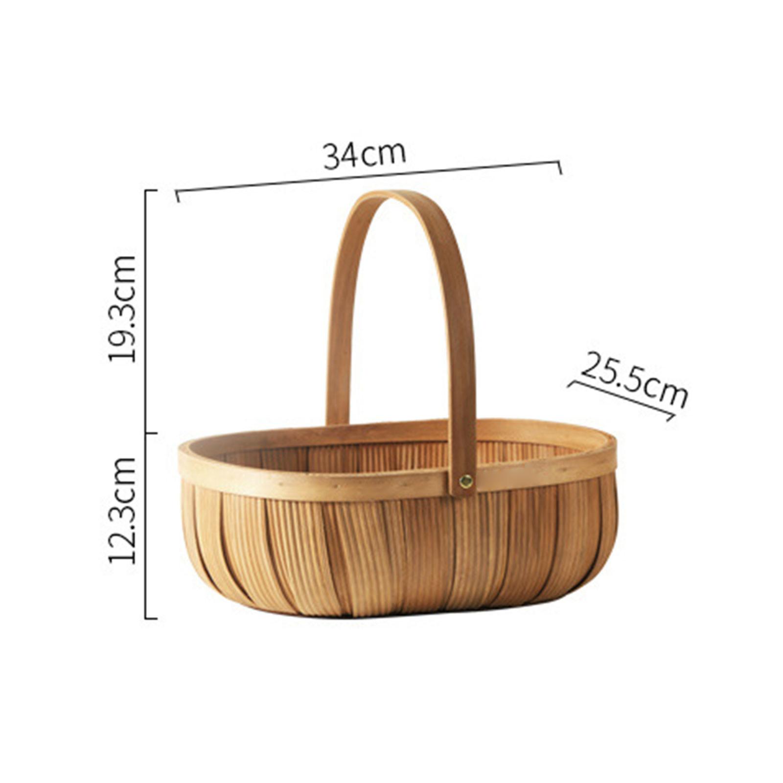 Keranjang Piknik Serpihan Kayu - Basket Bag Wicker ulasan dan harga