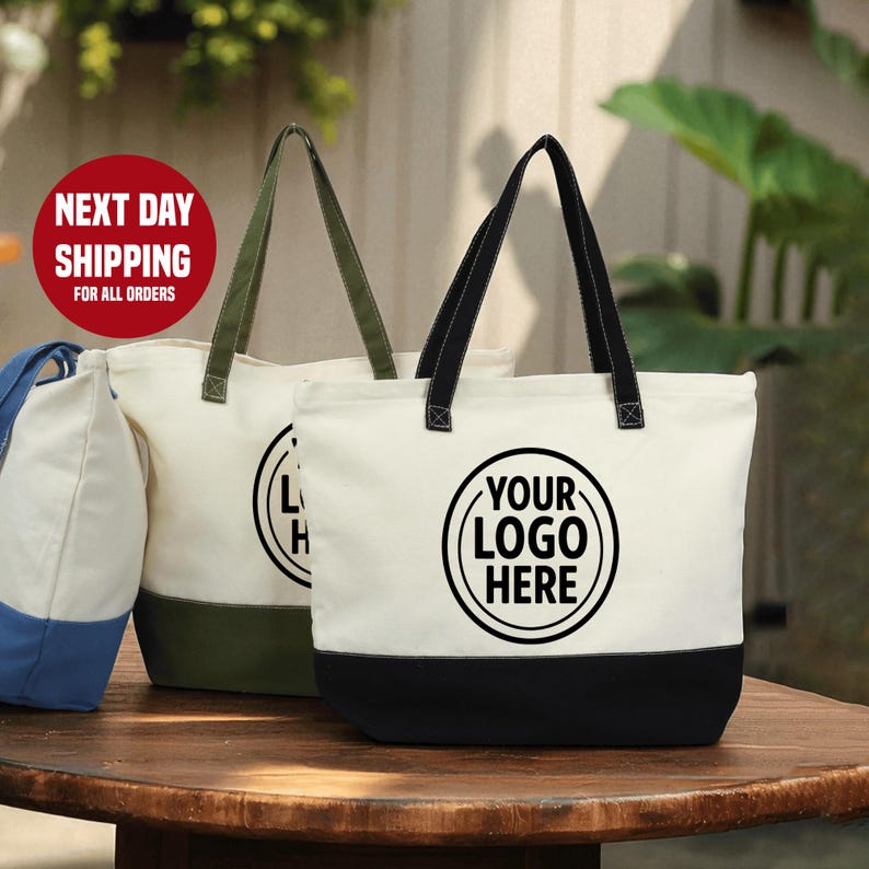 Tas Tote Logo Kustom Tas Kanva - Women Bags Company ulasan dan harga