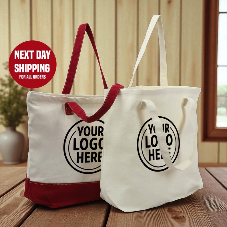 Tas Tote Logo Kustom Tas Kanva - Women Bags Company ulasan dan harga