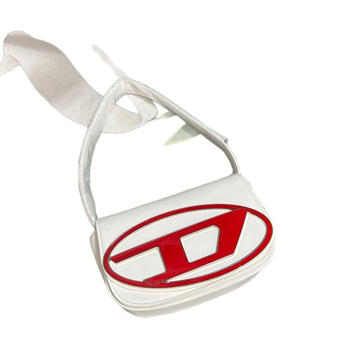 Tas Selempang Mini Kulit Putih - Women Bags Logo ulasan dan harga