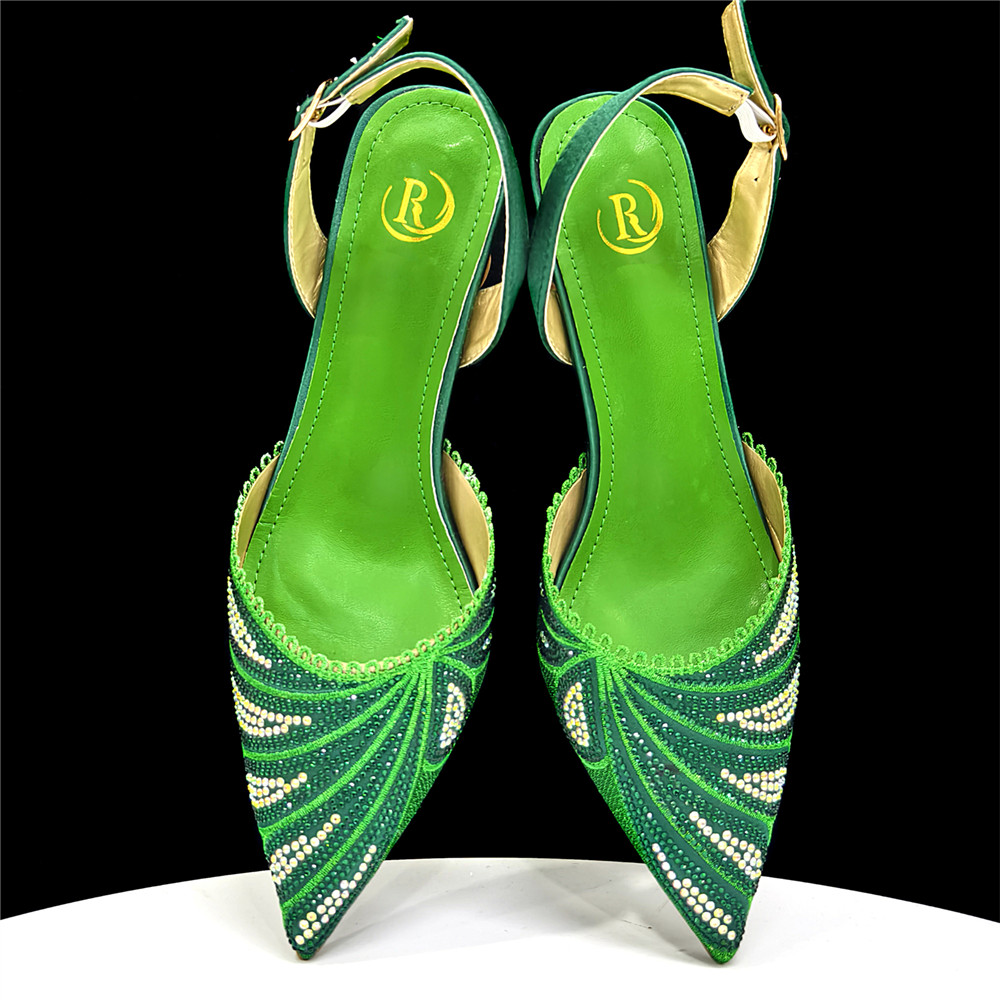 Sepatu Pumps Hijau Bertabur Rh - Women Bags Green ulasan dan harga