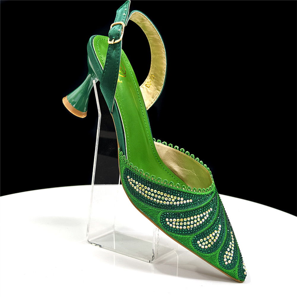 Sepatu Pumps Hijau Bertabur Rh - Women Bags Green ulasan dan harga