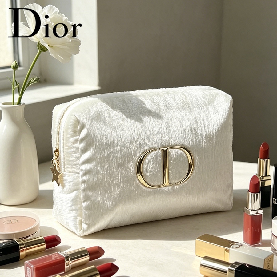 Tas Dior Tas Kosmetik Perjalan - Women Bags Logo ulasan dan harga