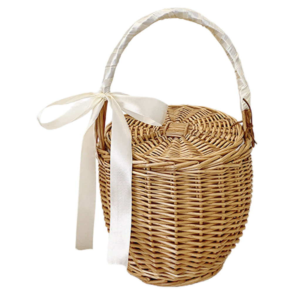 Keranjang Piknik Anyaman Gaya  - Basket Bag Wicker ulasan dan harga