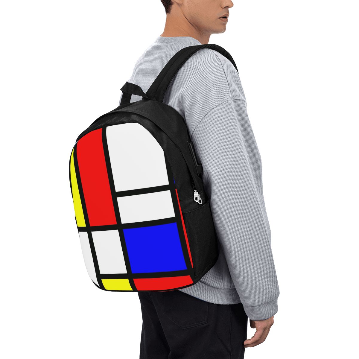 Piet Mondrian Composition Back - Women'S Bags Travel ulasan dan harga
