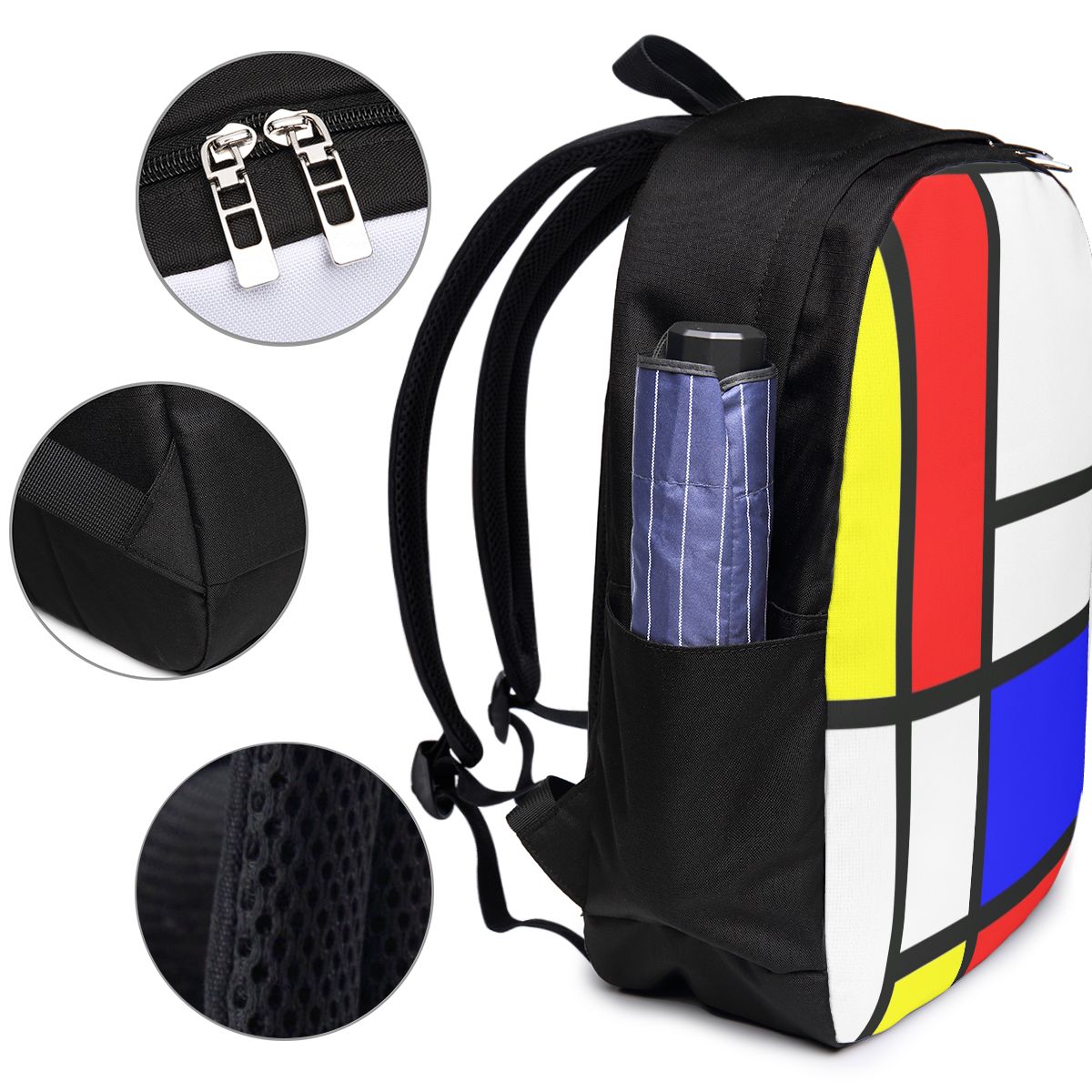 Piet Mondrian Composition Back - Women'S Bags Travel ulasan dan harga