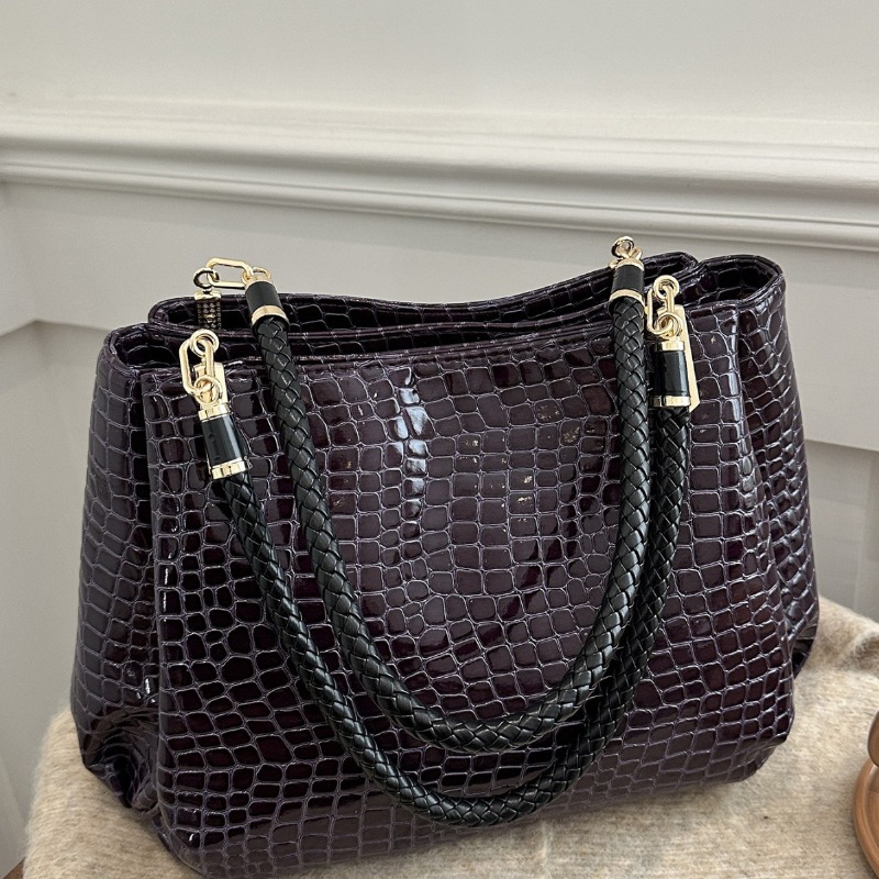 Tas Pegangan Atas Tekstur Batu - Women Bags Europe ulasan dan harga