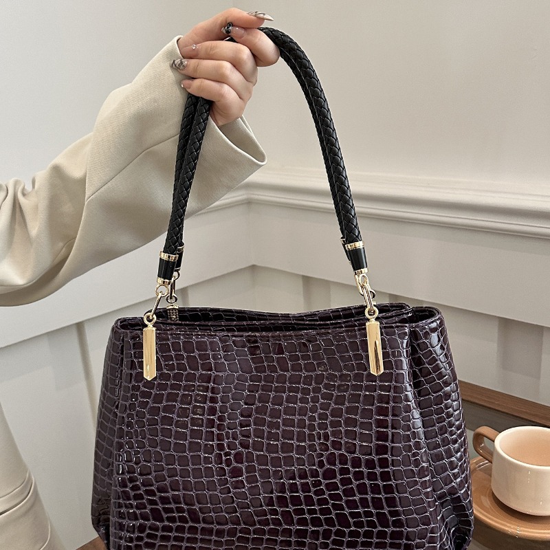 Tas Pegangan Atas Tekstur Batu - Women Bags Europe ulasan dan harga