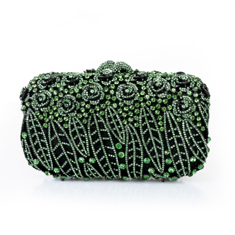 Tas Malam Kristal Ungu/Hijau K - Women Bags Green ulasan dan harga