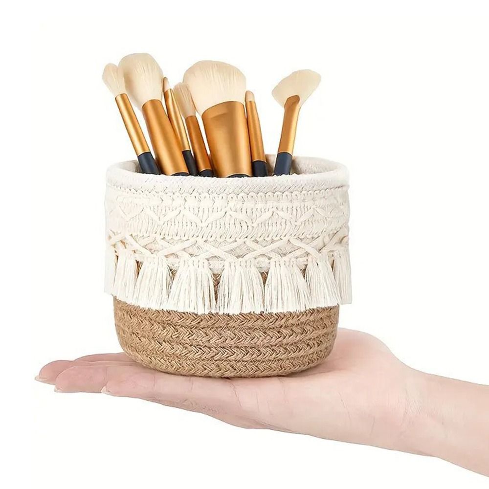 Keranjang Penyimpanan Meja Ker - Basket Bag Wicker ulasan dan harga