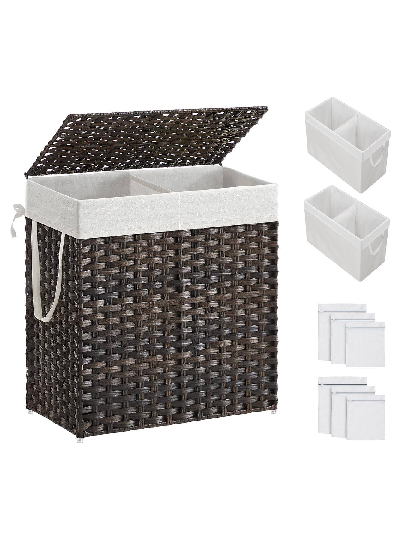 Keranjang Pakaian Kotor Ganda  - Basket Bag Wicker ulasan dan harga