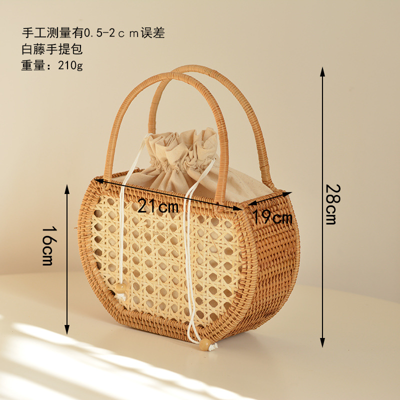Tas keranjang rotan berongga k - Basket Bag Wicker ulasan dan harga