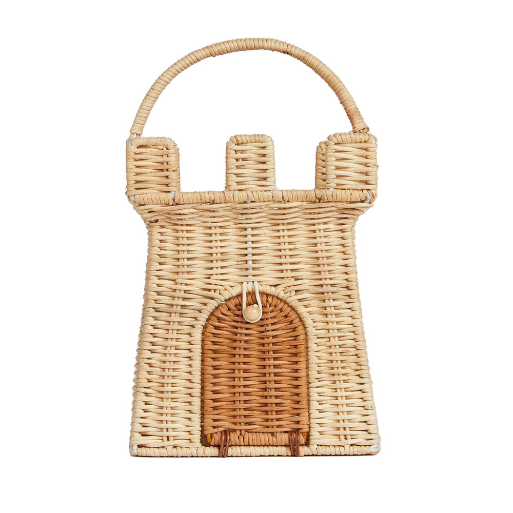 Tas Anyaman Rotan Desain Kasti - Basket Bag Wicker ulasan dan harga