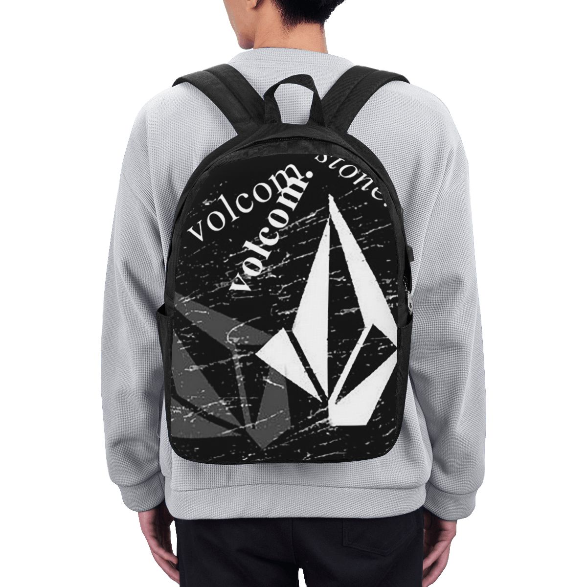 V-Volcom Logo Backpack Tas Not - Women Bags Logo ulasan dan harga