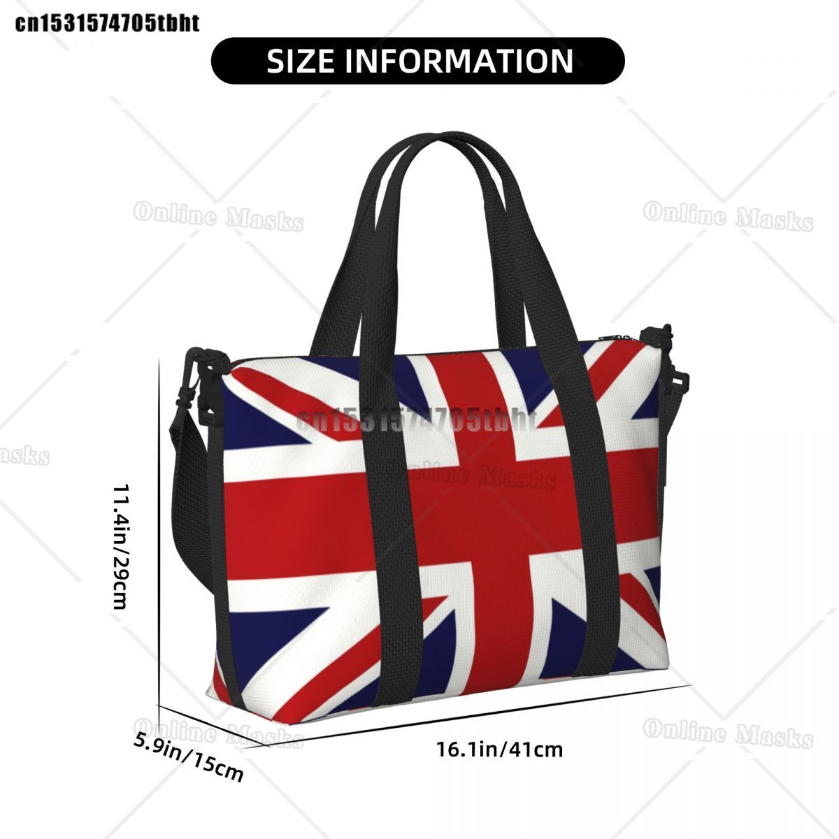Union Jack Flag Of The UK Tote - Women Bags Uk ulasan dan harga