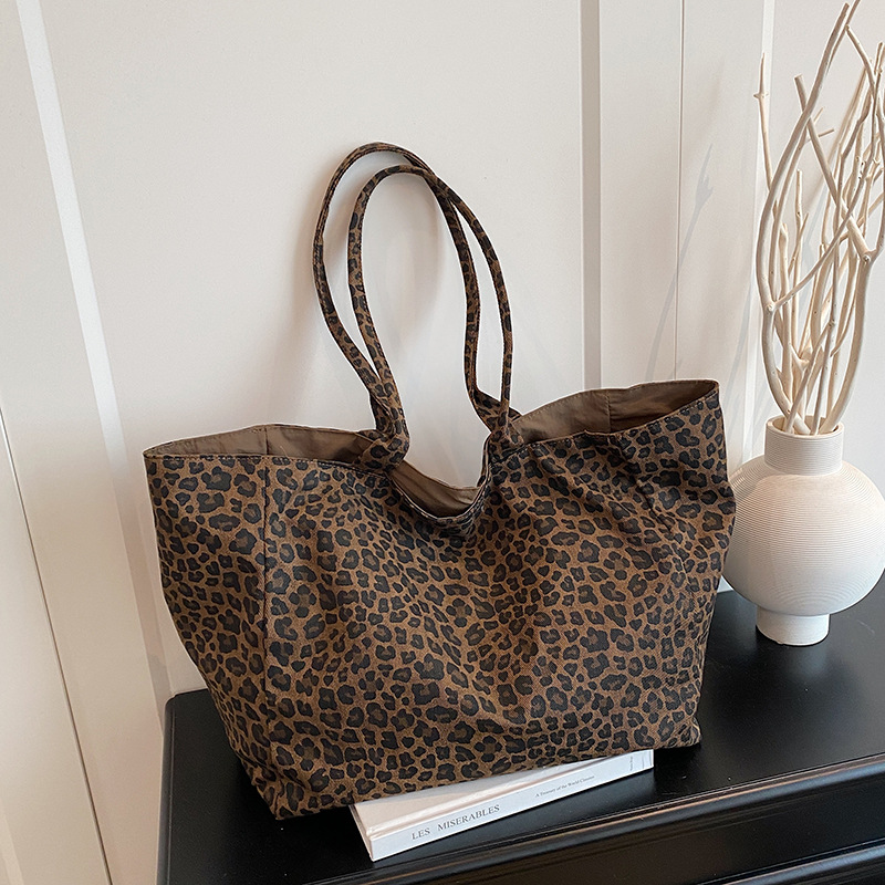 Tas Tote Pola Leopard Trendy T - Women Bags Deals ulasan dan harga