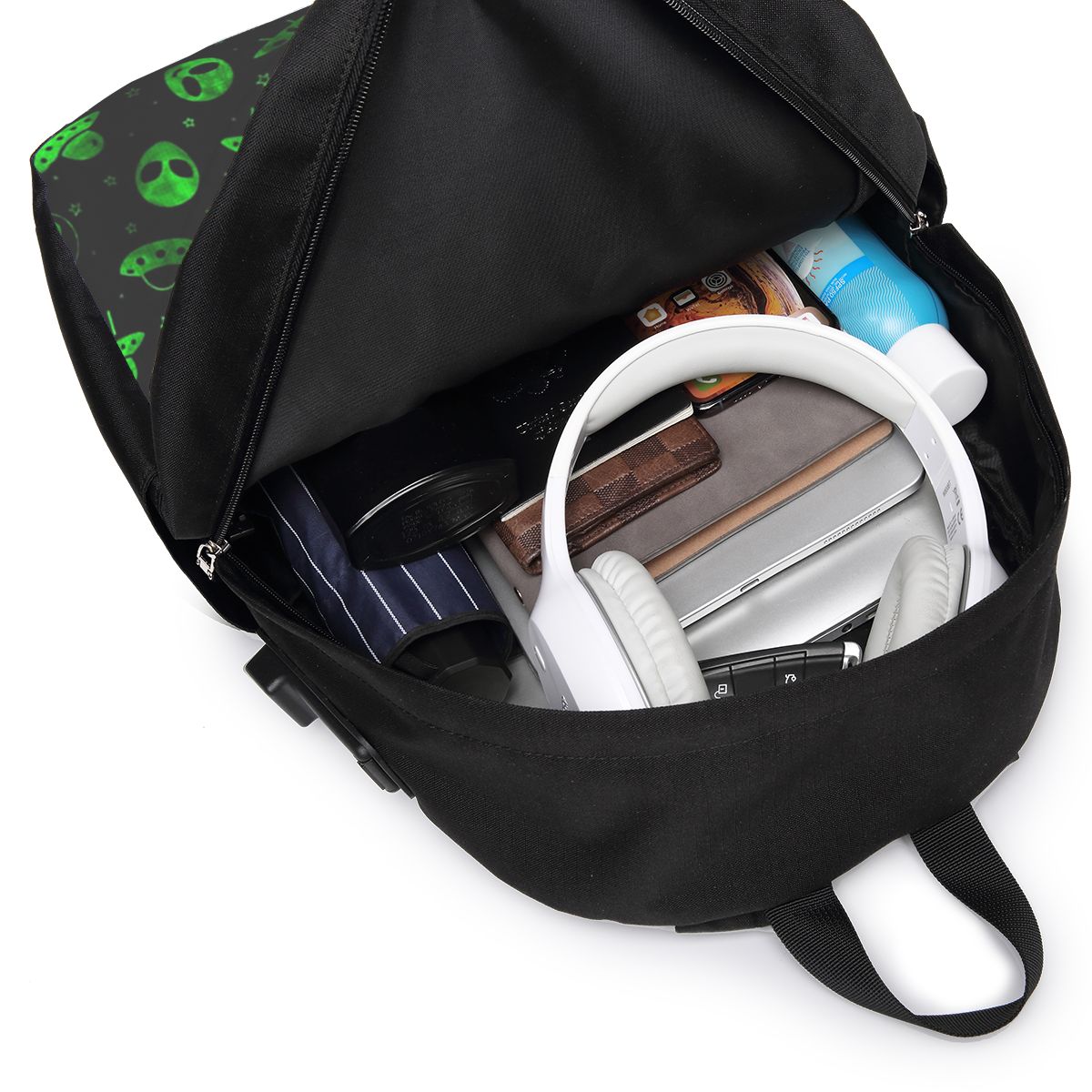 Tas Ransel Pola Alien dan UFO  - Women'S Bags Travel ulasan dan harga