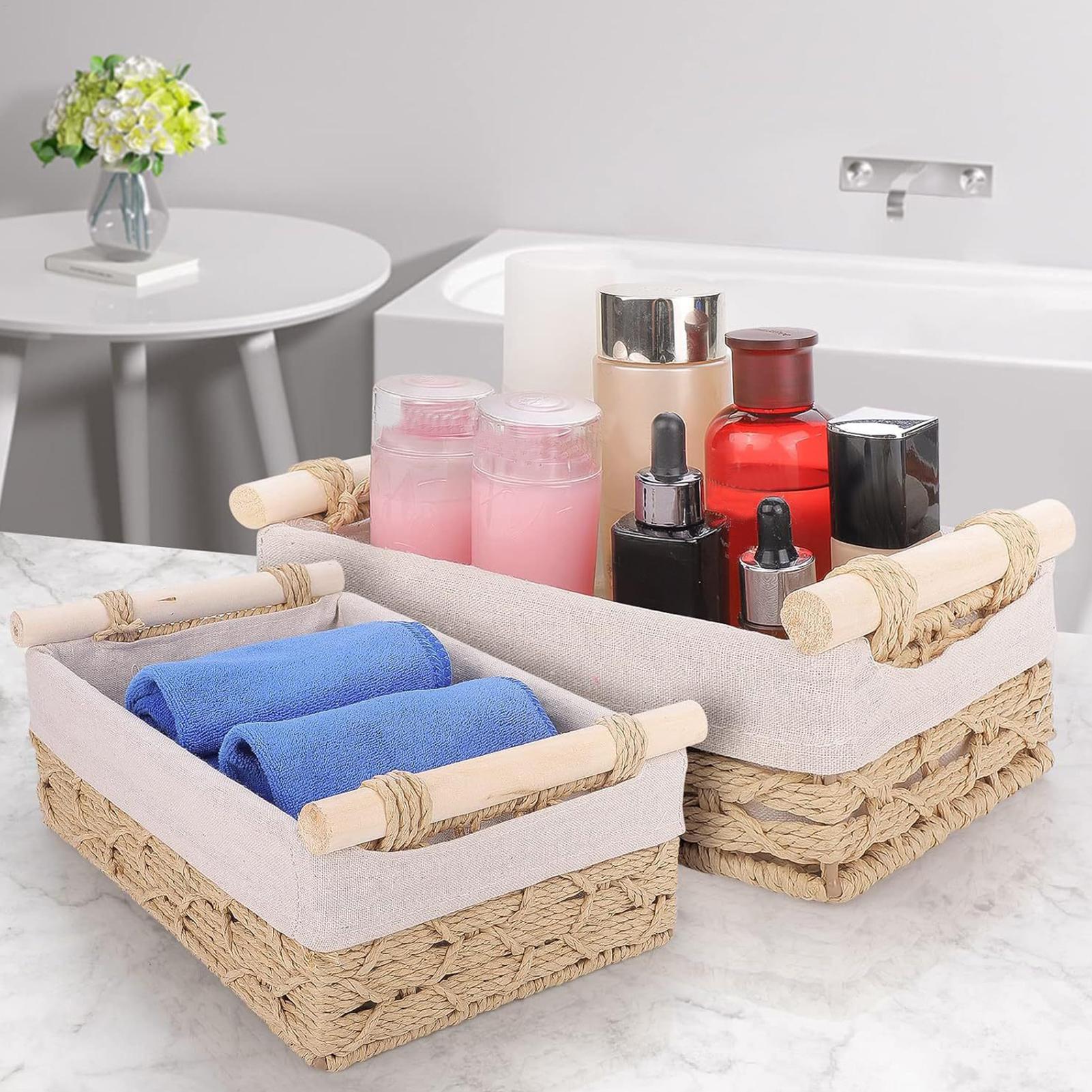 Keranjang Penyimpanan dengan P - Basket Bag Wicker ulasan dan harga