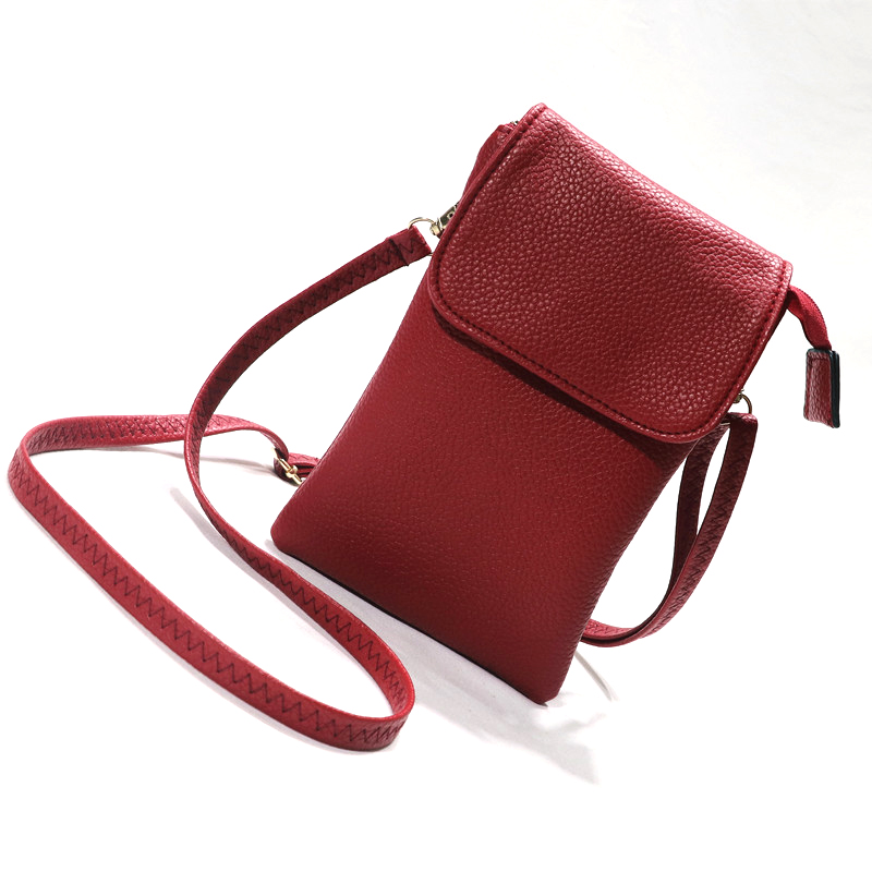 Tas Ponsel Selempang Kulit Wan - Women Bags Rack ulasan dan harga