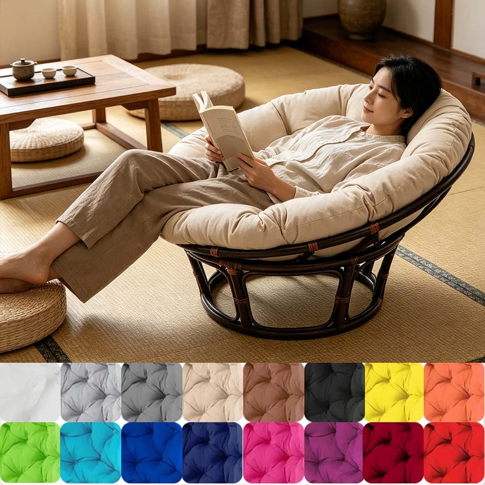 Bantalan Kursi Bulat, Bantalan - Basket Bag Wicker ulasan dan harga