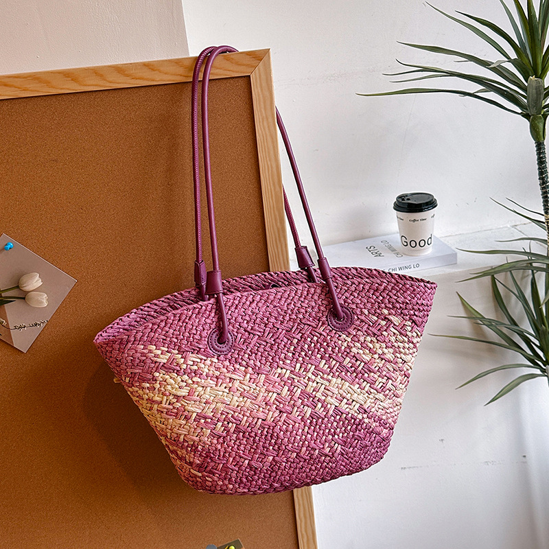 Tas Tangan Wanita Anyaman Desa - Basket Bag Wicker ulasan dan harga