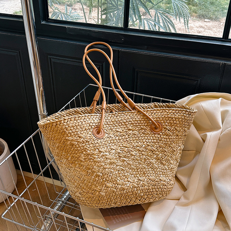 Tas Tangan Wanita Anyaman Desa - Basket Bag Wicker ulasan dan harga