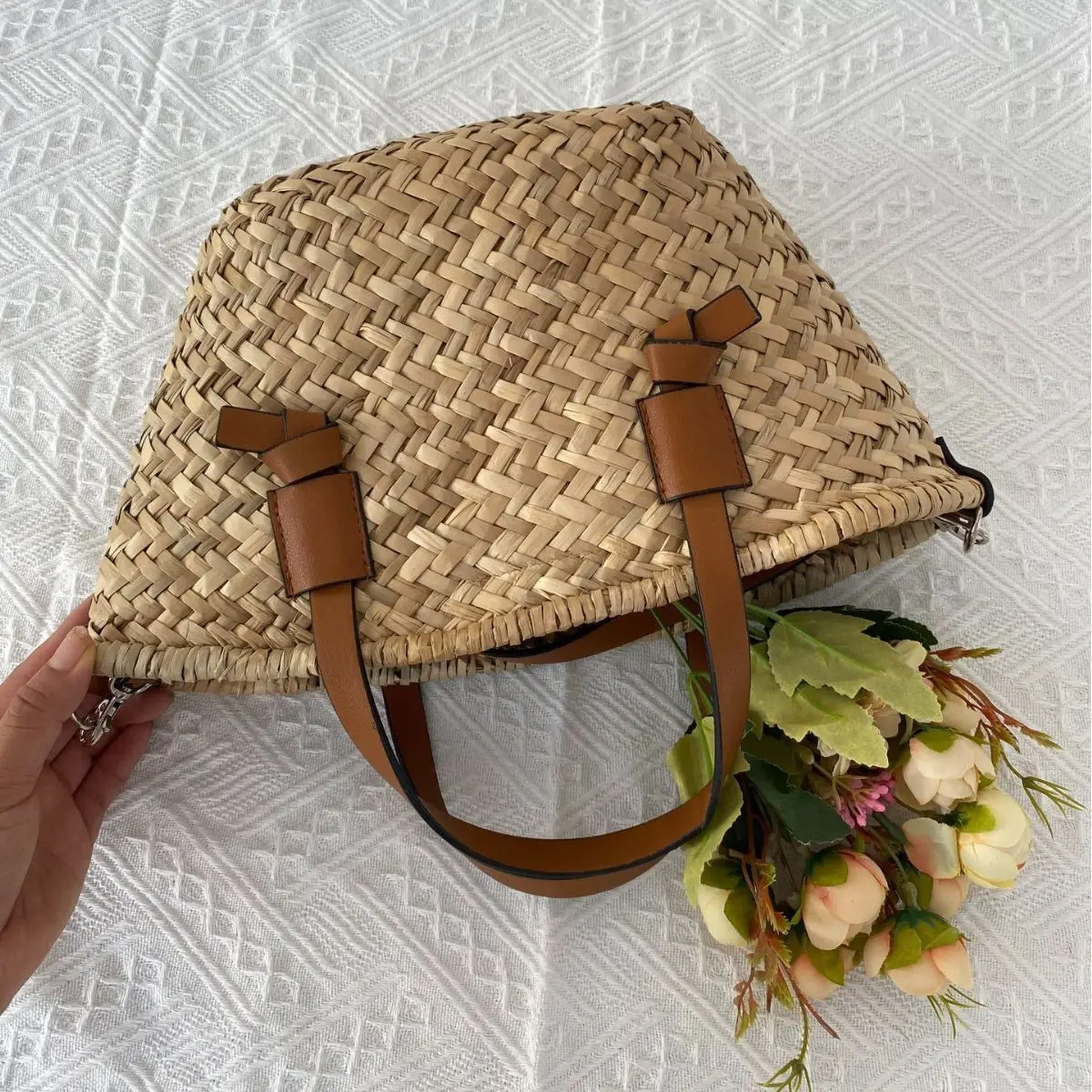 Bohemian tas keranjang jerami  - Basket Bag Wicker ulasan dan harga