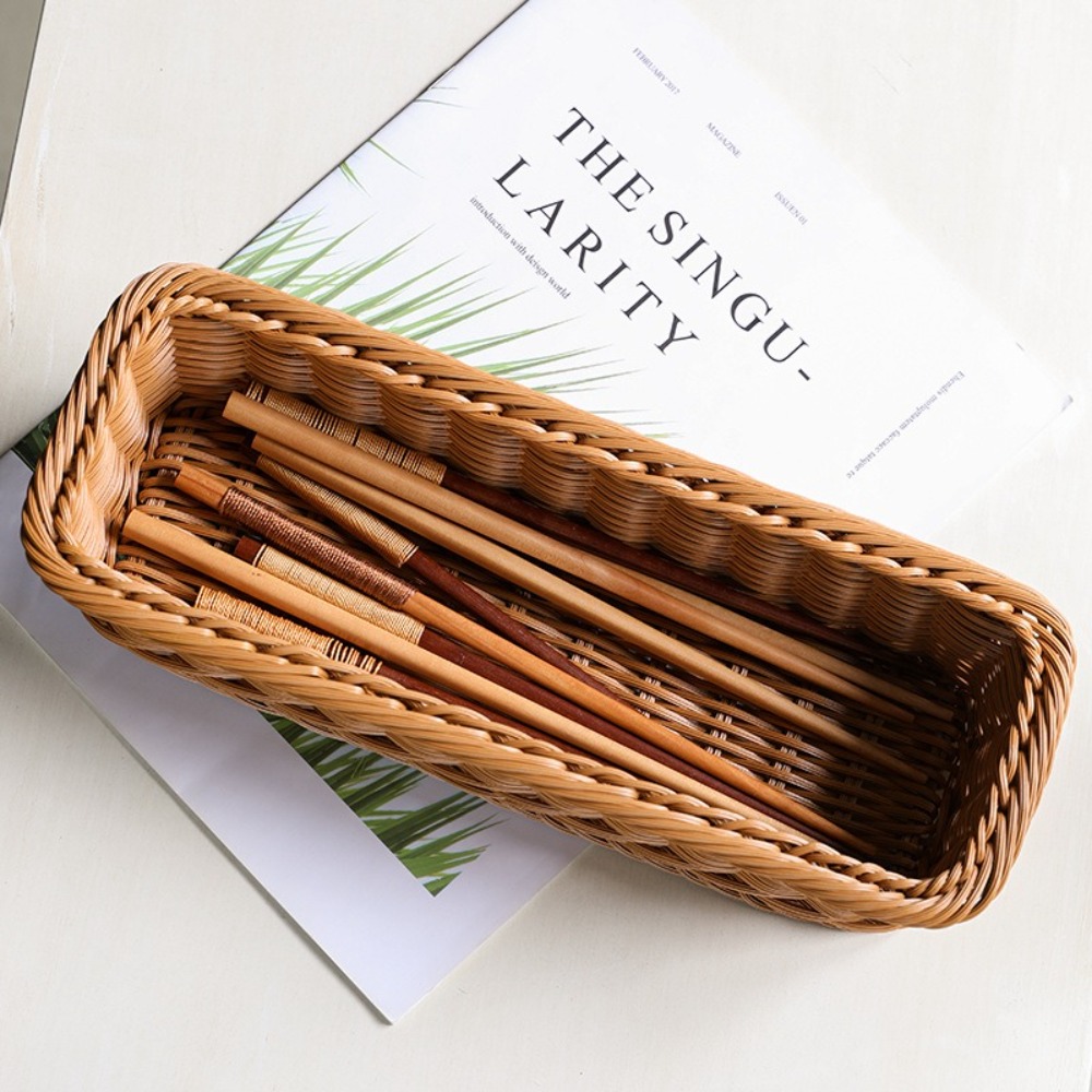 Keranjang Penyimpanan Rotan Im - Basket Bag Wicker ulasan dan harga