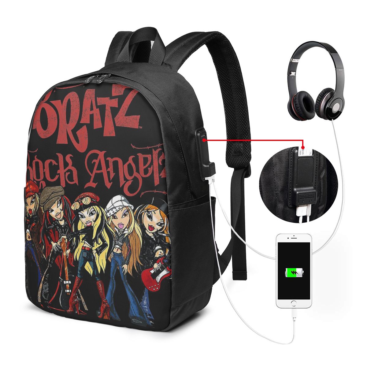Bratz Rock Angelz Group Shot B - Women'S Bags Travel ulasan dan harga