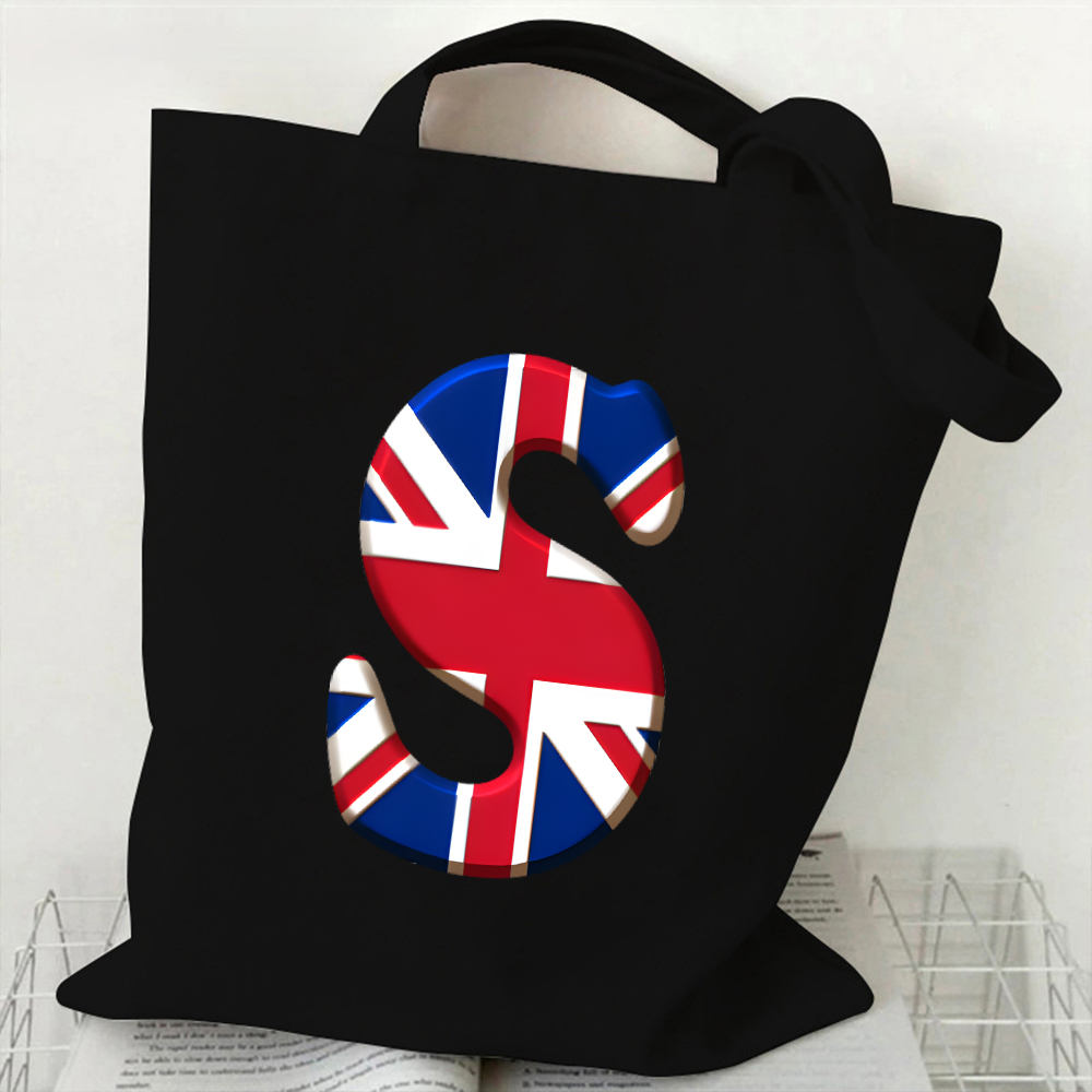 Tas Tote Kanvas 26 Huruf A-Z u - Women Bags Uk ulasan dan harga