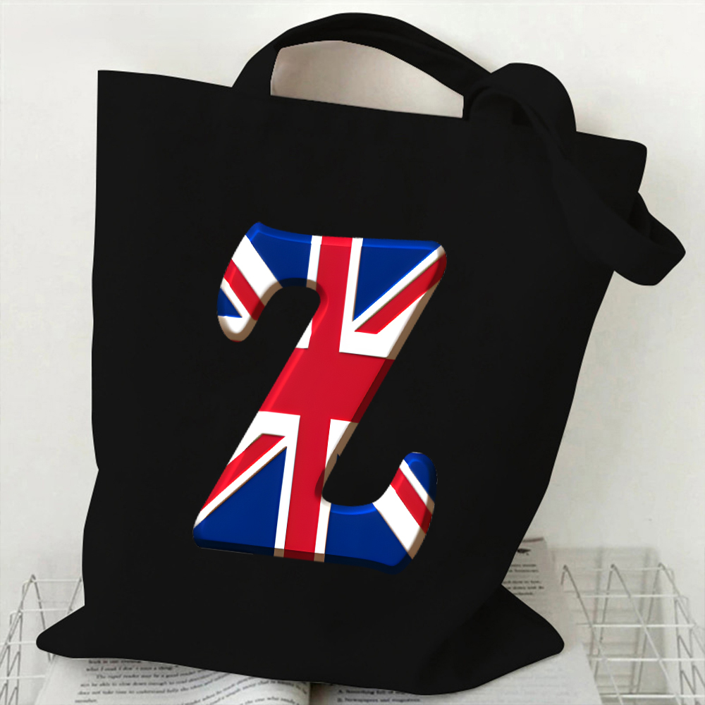 Tas Tote Kanvas 26 Huruf A-Z u - Women Bags Uk ulasan dan harga