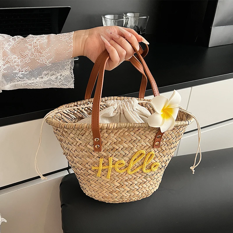 Tas Keranjang Anyaman Anyaman  - Basket Bag Wicker ulasan dan harga