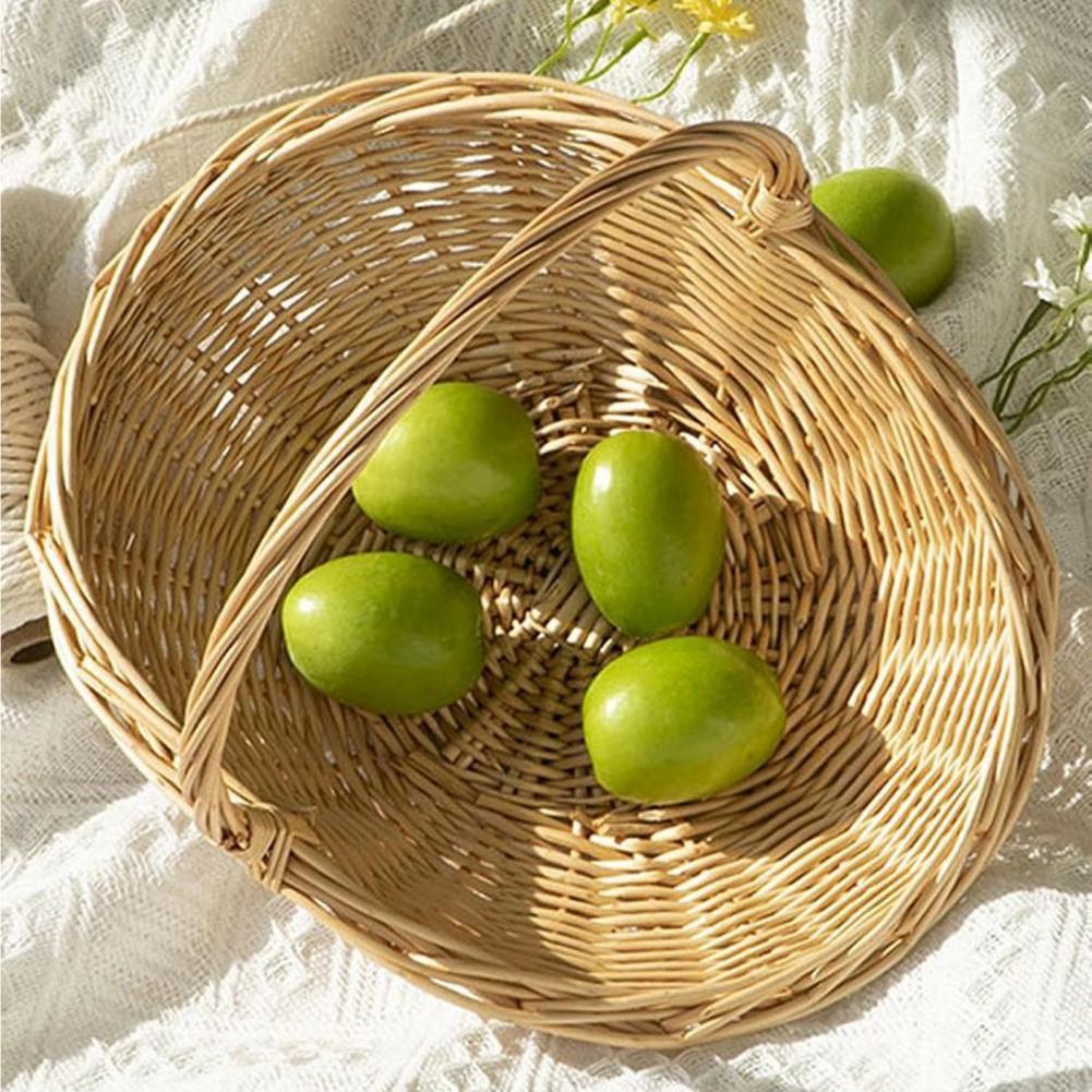 Keranjang Penyimpanan Rotan An - Basket Bag Wicker ulasan dan harga